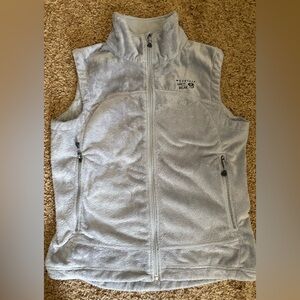 Mountain Hardwear Fleece Vest Gray Medium